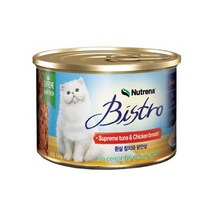 뉴트리나비스트로 흰살 참치와닭안심 24캔 고양이간식, 단품, 단품