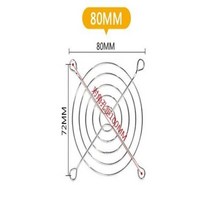 휀 냉각 팬 가드 금속 그릴 컴퓨터 커버 30mm 50mm 70mm 90mm 135mm 170mm 200mm, 4.8mm