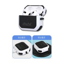 에어팟 3세대 케이스 콩나물지키미 분실방지 유무선충전 4가지색상, 핑크