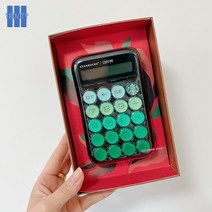 립스틱 여름 레트로 계산기 그린 선물용, 그린4.27 출시(카드없음)