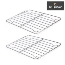 [2개세트] 벨라홈 국내산 다용도 스텐레스 튀김 받침망(중)(CN9040), 단품