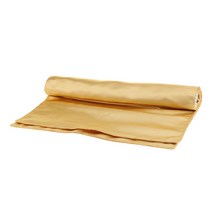 THE VEDO SHOP 단단한 순수한 현대 부드러운 침대 러너 스카프 침구 보호자 장식, 설명, 50x240cm 노란색