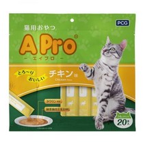 츄르 고양이 에이프로캣 간식 20개 치킨맛 대용량 요로결석