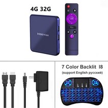 미디어박스 미디소프트 영상재생 미디어플레이어 안드로이드 12 TV 셋톱 박스 H96 MAX V12 4K 비디오 미디, 05 4GB 32GB I8_02 Eu 플러그