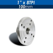tasp wood lathe face plate for m33 m18 1 인치 나사 목공 선반 기계 척 2 3quot 4인용 6인용 플랜지 면판, 중국, 100mm- 1인치x8tpi