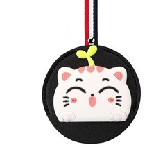 범쓰컴퍼니 캐릭터 차량 후크 자동차가방걸이 마스크거치대 차량용 마스크걸이, 냥이