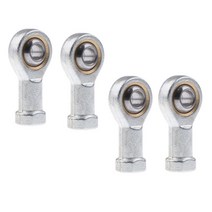 shangren 4Pcs 조인트로드 베어링 8mm 10mm로드 엔드 볼 조인트 베어링 크기 M8 M10, 스테인레스 스틸, 설명