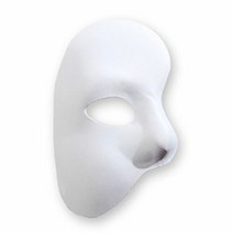 스투피드 오페라의 유령 가면 (화이트), 화이트, 1개