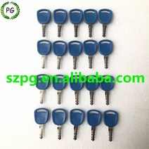 럭셔리 자동차 키홀더 키케이스 20PCS 14601 키 82003267 82030143 케이스 뉴 홀랜드 굴삭기 트랙터 용, 한개옵션0