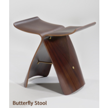 비트라 버터플라이 체어 디자이너스툴 Butterfly Stool, 검은색