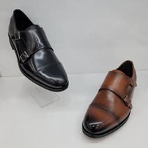 남성 발편한 더블 버클 몽크 스트랩 쿠션 좋은 드레스화 신사화