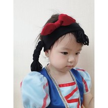 여자아기 양갈래 삐삐머리 가발 셀프돌촬영 셀프백일상 돌잔치 돌아기 머리숫없는아기 아기앞머리가발 여아가발 육아템