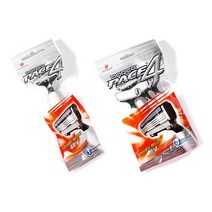 도루코 4중날 페이스포 면도기 1개입/4개입 일회용 휴대용 면도기 생활용품, 1개입, 1개