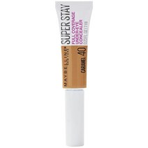 Maybelline New York Super Stay 슈퍼 스테이 풀 커버리지 브라이트닝 오래 지속 눈 밑 컨실러 리퀴드 메이크업 최대 24시간 패들 어플리케이터 포함 샌드 6., 0.23 Fl Oz (Pack of 1) Maybell, Caramel