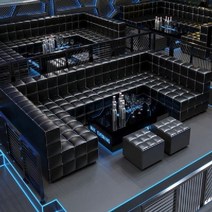 룸싸롱 쇼파 소파 나이트 클럽 카페 까페 식당 코너 U 자형 L 카드 좌석 주문제작, 6 U / L 자형 소파- 스타일 6 1m당 단가