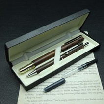 고급펜 선물세트 수제 만년필 각인선물, 유창목, 영문7