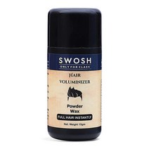 SWOSH 헤어 볼류마이징 파우더 왁스 남성용 15g(0.5온스) 가는 모발용 볼륨 스프레이 스타일링을 위해 머리카락에 볼륨과 질감을 더하여 자연스러운 매트 피니시 룩, 1개