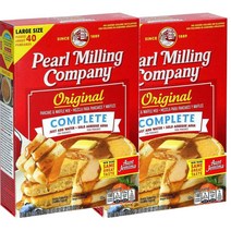 Pearl Milling Pancake & Waffle Mix 펄 밀링 독일 오리지널 컴플리트 팬케이크 앤 와플 믹스 907g 2박스, 2개