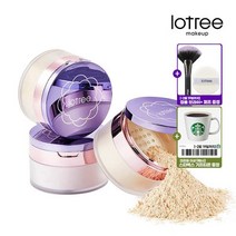 로트리 5이상 기프티콘 로사 다브레카 루스 파우더 라이트 터치 브러쉬+스폐셜 벨벳 퍼프1개, 21호-01.아이보리