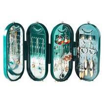 로아 액세서리 보관함 빈티지 정리함 목걸이 반지함, 그린