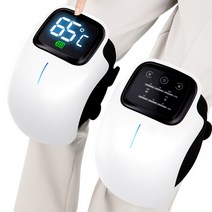 무선 무릎 마사지기 적외선 온열 찜질기 관절안마기계, 적광테라피 + 온찜질 마사지