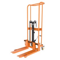 1 2 3톤 소형 유압 하역 운반차 지게차 미니 리프트, 200kg 유니버셜 휠 0.9m 포크