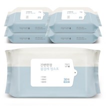 데일리워터 물걸레 청소포 대형 리필 30매, 5팩