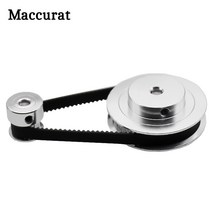 gt2 타이밍 벨트 풀리 60teeth 20teeth 5mm8mm 감소 3:11:3 벨트 너비 6mm 3d 프린터 diy 액세서리, 200mm, 20t6.35 - 60t8