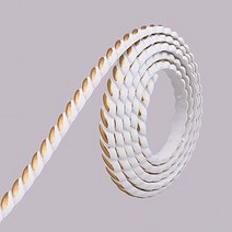 ㄱ몰딩 PVC 장식 소프트 라인 벽지 가장자리 스트립 배경 벽 몰딩 룸 욕실 가구 1M, 01 A