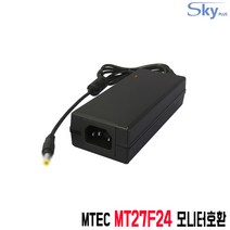 MTEC MT27F24 게이밍모니터호환 12V 4A 국산 어댑터, 어댑터 + AC 각코드 1.5m