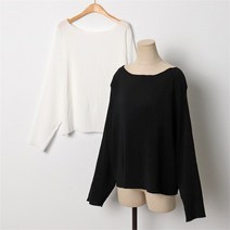 빅사이즈 207 주름스판보트넥블라우스 DCHI939