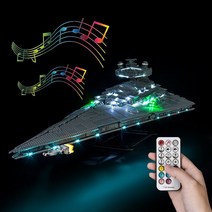 KY 레고 스타워즈 임페리얼 스타 디스트로이어 75252 LED 조명 램프 세트 DIY 디스플레이, 기본형