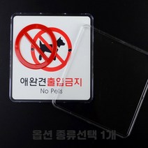 투명 케이스형 CCTV 보안카메라 녹화중 작동중 화장실 소화기 출입금지 금연 흡연 걸이형 부착형 당기세요 미세요 종류선택 1개, 애완견 정사각형 2개입