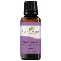 Plant Therapy 팔마로사 에센셜 오일 순수 희석되지 않음 천연 아로마테라피 30mL 1온스, Palmarosa_1 Fl Oz (Pack of 1)