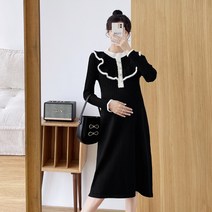 하객룩 키작은 만삭 임부복 임신 촬영 임산부 원피스
