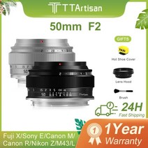 TT artisan 아티산 TTArtisan 풀 프레임 수동 초점 프라임 인물 렌즈 소니 E 니콘 Z 캐논 M R M43 후지 X 라이카 leica 호환 시그마 L 마운트용 50m, 01 니콘  Z_01 Black