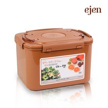 이젠 나우리 누름독 진공항아리 황토 사각 16L 장아찌 절임 반찬 김치 누름통 누름독 밀폐용기, 16L: 35cm x 27cm x 22.5cm(높이)