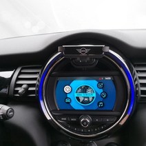 15w qi 자동차 전화 홀더 무선 충전기 자동차 마운트 지능형 적외선 미니 쿠퍼 s jcw one f54 f55 f56 f60, 스타일 b-블랙