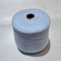 앙고라 털실 뭉치 울 앙고라 핸드메이드 뜨개질 머플러 스웨터 모자 털실 뭉치 소프트 밀착입니다, 라이트 블루500g