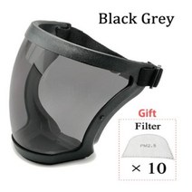 안면전체보호마스크 용접 예초 다목적 -20, Black Grey
