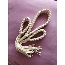 고대 길조 댄스 링 머리띠 몽콘 무에타이 세트 수제 암 완장 쥬얼리 킥복싱 파이팅 프랏지앗 헤드 후프, K.베이지컬러세트폭3센티