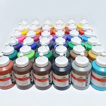 아크릴물감 STUDIO 500ml 36색 세트/ 학교 학원 화실 문화센터 대용량 미술준비물 공예 만들기 인테리어재료