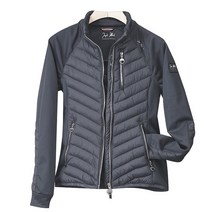 승마 용품 안장 조끼 헬멧 장비 양말 용부츠 부떼 챕 화 도구자켓 여성 복 자켓 지퍼 따뜻한 슬림핏 말 라이더 자켓 스포츠 복장 여성 112 47, 청회색, 36