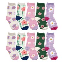 우진 유아동 양말 마이플라워 10종세트