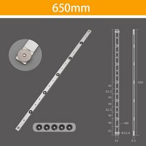 목공 T트랙 티트랙 T 트랙 알루미늄 마이터 T-슬롯 슬라이딩 너트 테이블 톱 게이지 패스너 로드 DIY 작업대 도구, 3.65mm