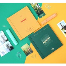 감성 포토북 예쁜 디자인 앨범 접착식 네컷 초음파 사진 인테리어, 버밀리온