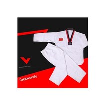 흰색 전통 태권도 유니폼 유니섹스 어린이 성인 가라테 유도 도복 WTF 의류 긴 소매 피트니스 훈련