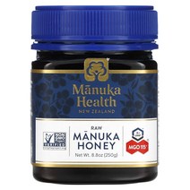 마누카 헬스 꿀 MGO 115+ 250g 8.8oz 375652, 8.8 온스, 115 + MGO