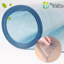 무독성 유리대용 투명매트 카페 식탁 테이블매트 책상 덮개 커버 보호필름, (폭70cm)1개5cm
