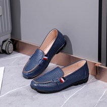 indian 여성 클래식 가죽 플렛 로퍼 2289